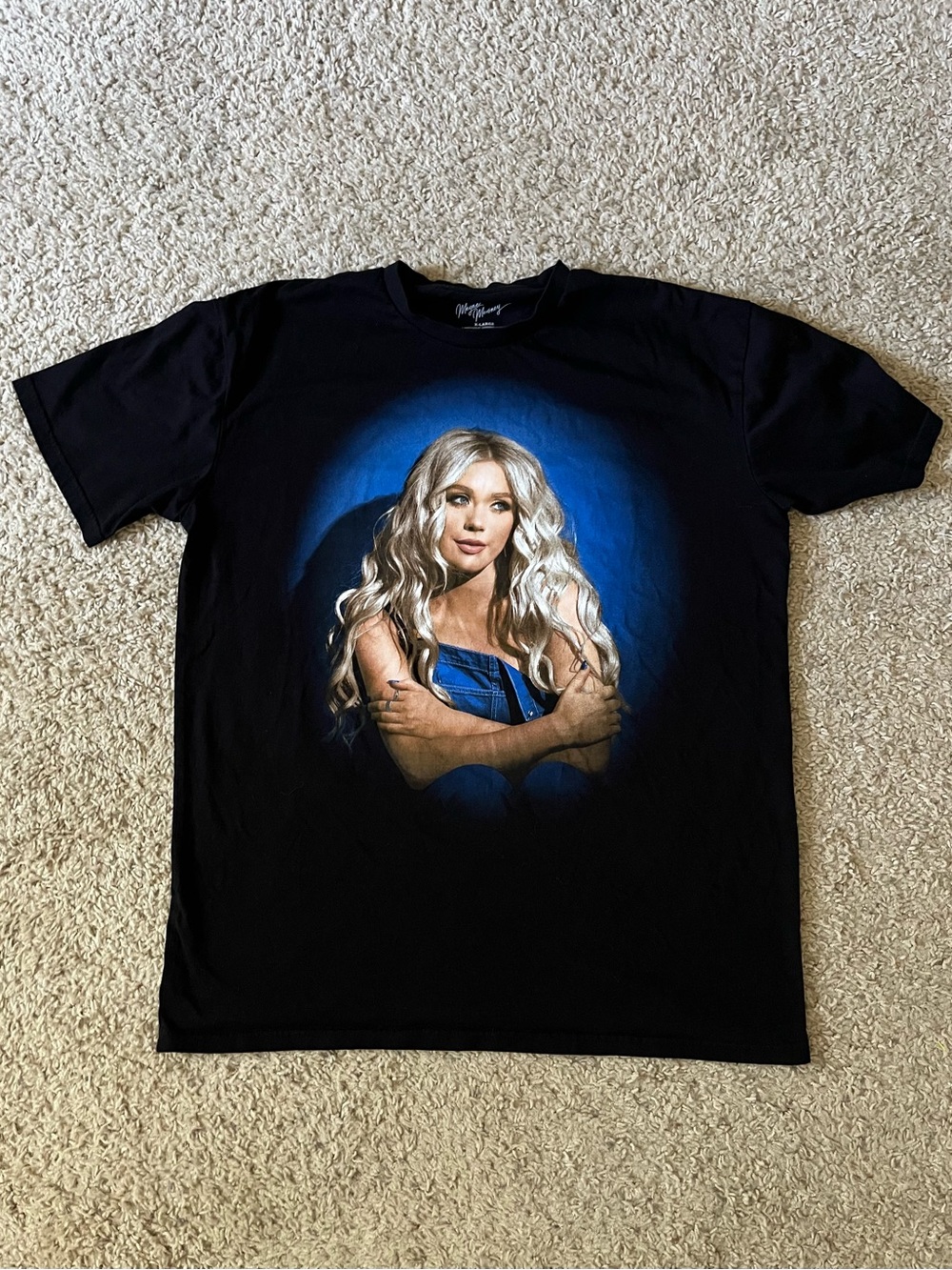 Megan Moroney 2024 Summer Tour Black Graphic Tee